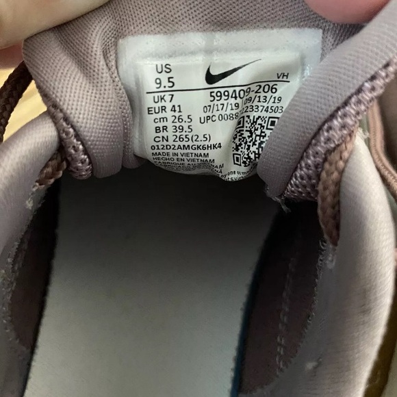 Nike Air Max Thea Smokey Mauve size 9,5 - Picture 5 of 14